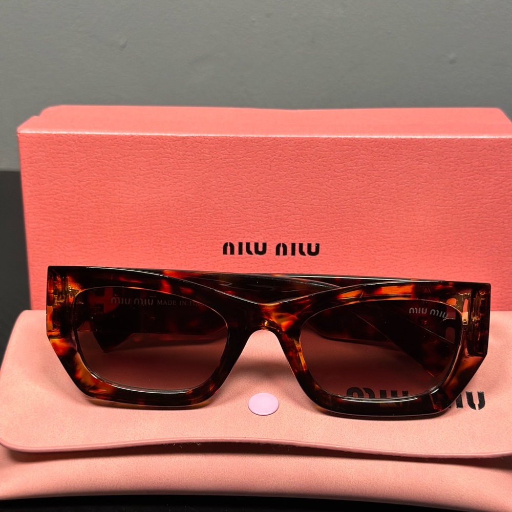Miu Miu Tortoise Shell Sunglasses